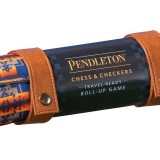 Pendleton Chess &amp; Checkers Set: Travel-Ready Roll-Up Game