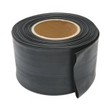 Tub termocontractabil negru 80 mm, 25 m/rola pentru izolatie cabluri