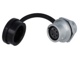 Soclu SF12 mamă 6 pini IP67 5A 125V 0,75mm2