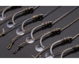 Carlige Legate KORUM Power Braid Method Hair Rigs Barbed, 15lbs, Nr.12, 11cm, 8buc/pac