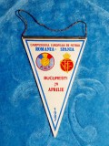 Fanion fotbal Romania - Spania