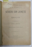 C.A ROSETTI - SCRIERI DIN JUNETE SI ESILIU, TOMURILE I - II, COLIGAT, 1885