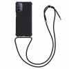Husa pentru Motorola Moto G41 / Moto G31, Silicon, Negru, 56997.01, kwmobile, Textil, Carcasa