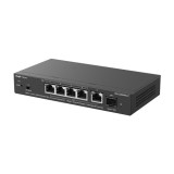 Cumpara ieftin Switch 4 x RJ45 2.5G PoE, 1 x SFP+ 10G, 1 x RJ45 2.5G, Cloud Management - Ruijie Reyee RG-ES206MG-P