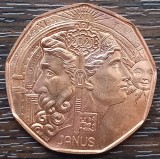 (S) MONEDA AUSTRIA - 5 EURO 2021, ZEUL JANUS, CUPRU, Europa, Cupru (arama)