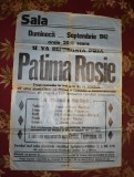 afis teatru Patima Rosie - Cernauti 1942 eveniment caritabil pentru ranitii din WW2 / Al Doilea Razboi Mondial