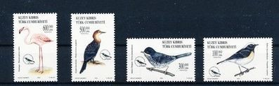CIPRU - TURC 2003, Fauna, Pasari, serie neuzata, MNH foto