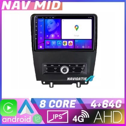 Navigatie Ford Mustang intre anii 2009 2014 EDOTEC-LITE Android Ecran 720P Octa Core 4 64 Carplay CarStore Technology