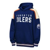 Dětsk&aacute; mikina Edmonton Oilers NHL Camaraderie Oversized Colorblock Fleece - 170&ndash;176 cm (14&ndash;16 ani)