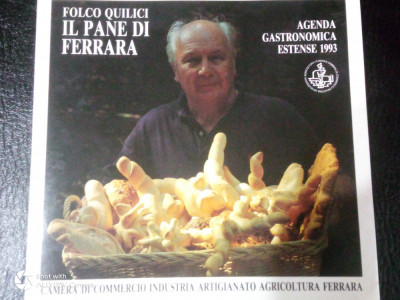 Il pane di ferrara-agenda gastronomica estense 1993-Folco Quilici foto