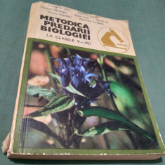 METODICA PREDARII BIOLOGIEI CLASA V-VIII- VIRGINIA TUDOR