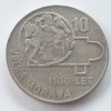 Moneda Argint Cehoslovacia 10 Coroane 1966 Numismatica