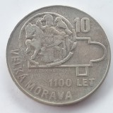 Cehoslovacia 10 coroane 1966 argint, Europa