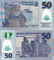 NIGERIA 50 naira 2018 UNC!!! foto