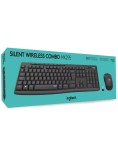 Set Tastaura &amp; Mouse Logitech Mk295 Silent Wireless Combo Black PC