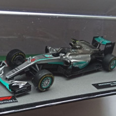 Macheta Mercedes F1 W07 (Nico Rosberg) Campion Formula 1 2016 - Altaya 1/43