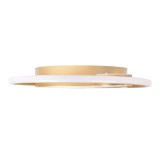 Plafonieră Yumo 36W 198lm 4000K 420x70mm, auriu, Erste
