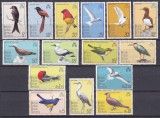 DB1 Fauna Pasari 1975 Terit. Britanice Oceanul Indian BIOT 15 v. MNH, Nestampilat