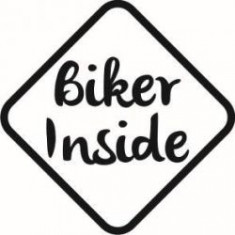 Stickere auto Biker inside v2