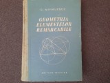 C.Mihailescu GEOMETRIA ELEMENTELOR REMARCABILE 26/1