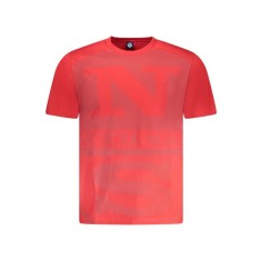 North Sails Tricou barbati, cu imprimeu cu logo, Regular fit, Rosu, S