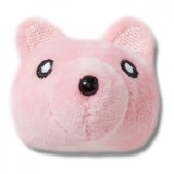 Jibbitz Crocs Pink Plush Teddy Face, Crocs Jibbitz