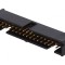 Soclu IDC Tată 34 PIN 2x17 Aurit THT 2,54mm