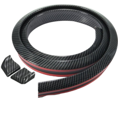 Eleron Auto Tuning Portbagaj tip M, 1,5 m x 35cm, Culoare Carbon Lucios foto