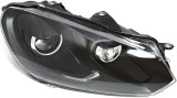 Far Vw Golf 6, 10.20, echipare R, montare fata, dreapta, bi-xenon; D1S+PSY24W; electric; negru; fara bec xenon; fara balast; cu motor; xenon, OE,