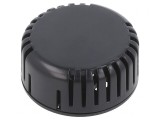 Carcasă alarmă ventilată 20,3mm ABS neagră