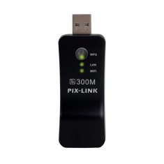 Amplificator Retea Semnal Wireless,Conector LAN,300 M,Negru,elSales