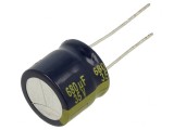 Condensator electrolitic low ESR 680uF 35V THT