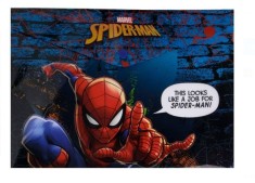 Mapa plastic A4 cu capsa model Spiderman,33x24 cm