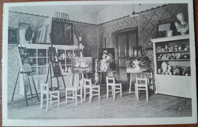 Carte postala, interior Institut d. A. Schulschwestern d. N.D., Timisoara, perioda interbelica foto
