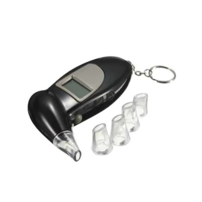 Alcool tester digital FOXMAG24&amp;reg; cu 4 capete, ecran LCD, semnal sonor, portabil foto