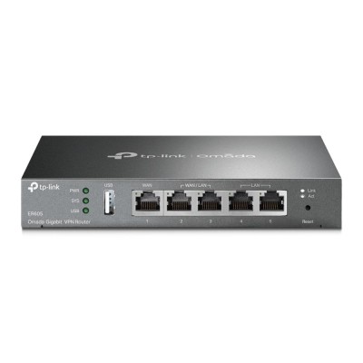Router VPN Gigabit 1 x RJ45 WAN, 2 x RJ45 LAN/WAN, 2 x RJ45 LAN, 1 x USB - TP-Link Omada ER605 foto