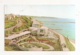 RF130 - Carte Postala -Eforie Nord. Vila pe malul marii, circulata 1963