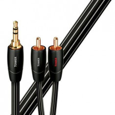 Cablu audio AudioQuest Jack 3.5mm - 2x RCA 1m Tower foto