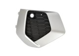 Grila bara protectie, spoiler Audi A3 (8y), 04.2020-, montare fata, dreapta, nichel; gaura senzor parcare, RapidAuto