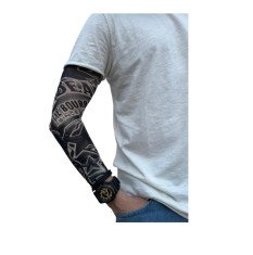 Maneca tatuaj temporar Ventoo&reg;, model bourbon, print 3D, cu protectie solara pentru brate, marime universala,