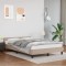 vidaXL Cadru de pat fără saltea cappuccino 120x190cm piele artificială 379546