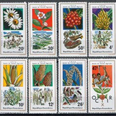 Rwanda 1975 Mi 691/98 MNH - Produse agricole