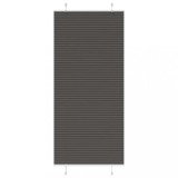 vidaXL Jaluzea plisată negru 95x200 cm Lățime țesătură 94,4cm poliester