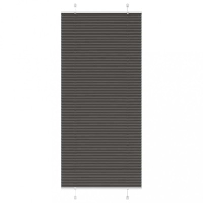 vidaXL Jaluzea plisată negru 95x200 cm Lățime țesătură 94,4cm poliester 4015159 foto