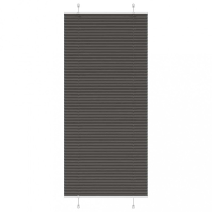 vidaXL Jaluzea plisată negru 95x200 cm Lățime țesătură 94,4cm poliester 4015159