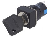 Comutator &icirc;ntrerupător cu cheie SPDT &Oslash;16mm