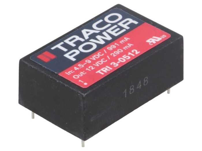 Convertor DC/DC 3,5W 12V 290mA