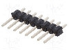 Conector 8 pini, seria {{Serie conector}}, pas pini 2.54mm, CONNFLY - DS1021-1*8SF11-B