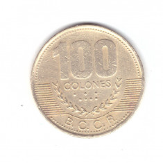 Moneda Costa Rica 100 colones 1997, stare foarte buna, curata