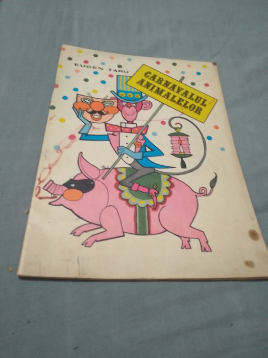 CARNAVALUL ANIMALELOR CARTE DE COLORAT